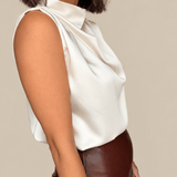 Beckette Cowl Neck Top - Elle Maxine