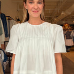 Bella Pleated Top - Elle Maxine
