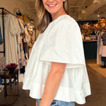 Bella Pleated Top - Elle Maxine