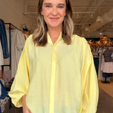 Bella Voile Blouse - Lemon - Elle Maxine