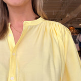 Bella Voile Blouse - Lemon - Elle Maxine