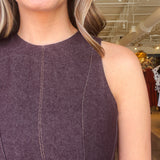 Berry Denim Maxi Dress - Elle Maxine