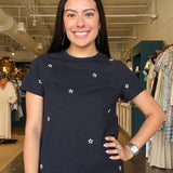 Betsy Star Embroidered Tee - Elle Maxine