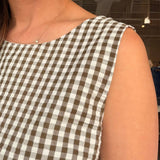 Better Days Gingham Shell - Elle Maxine