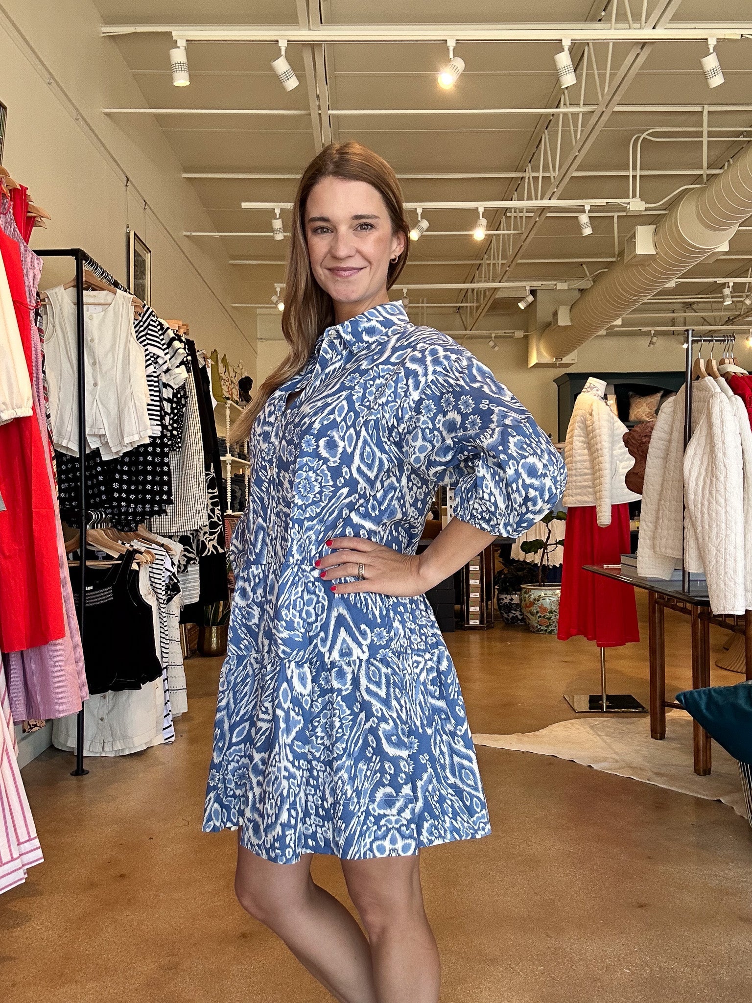 Bindi Collared Dress - Elle Maxine