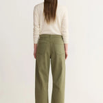BNA Soft Curve Barrel Twill Pant - Laurel Green - Elle Maxine