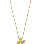 Bobbie Letter Necklace - Elle Maxine