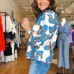 Bold Riviera Button Down Top - Elle Maxine