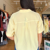 Brandon Button Down Top - Sunrise - Elle Maxine