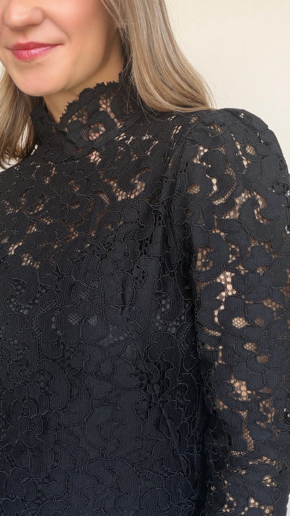 Braxton Lace Long Sleeve Dress - Elle Maxine