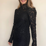 Braxton Lace Long Sleeve Dress - Elle Maxine