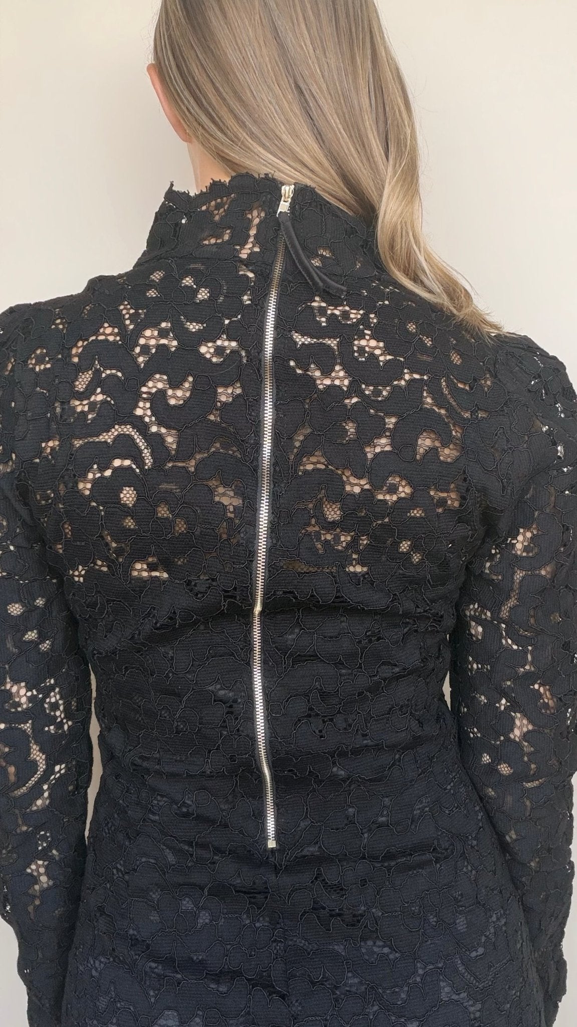 Braxton Lace Long Sleeve Dress - Elle Maxine