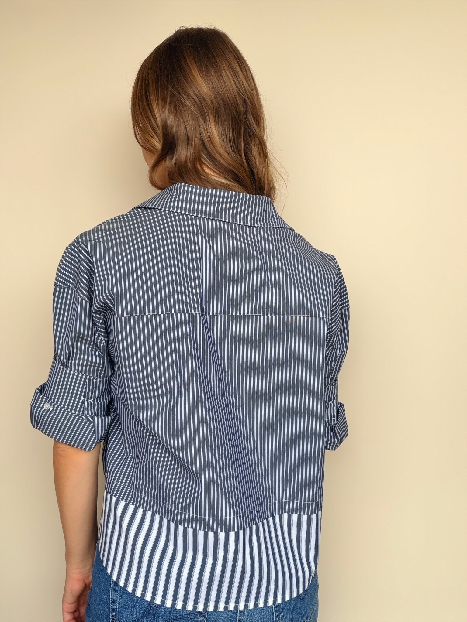 Brinley Layered Button Down Top - Elle Maxine