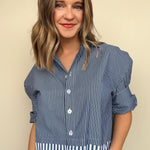 Brinley Layered Button Down Top - Elle Maxine