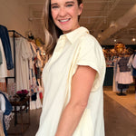 Brizea Collared Poplin Top - Elle Maxine
