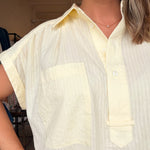 Brizea Collared Poplin Top - Elle Maxine