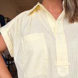 Brizea Collared Poplin Top - Elle Maxine