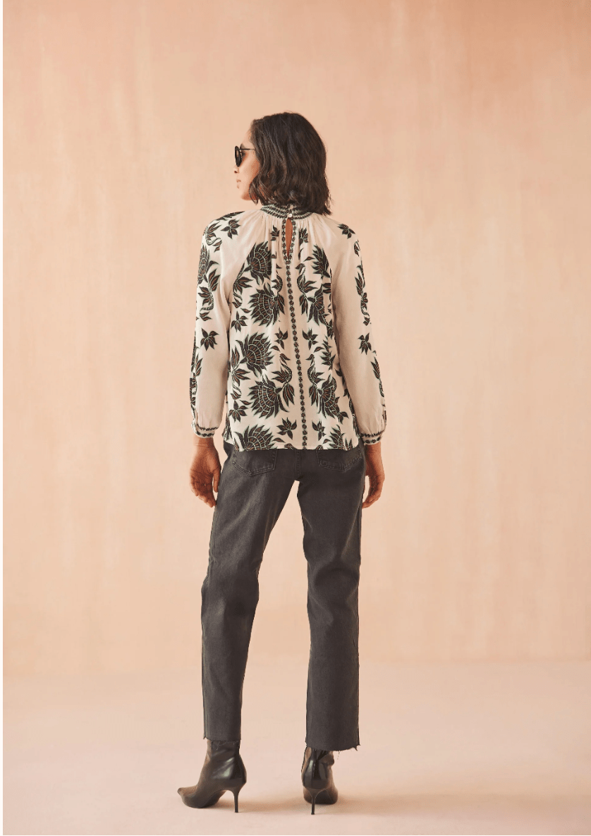 Brooke Blouse - Gia Macroon - Elle Maxine