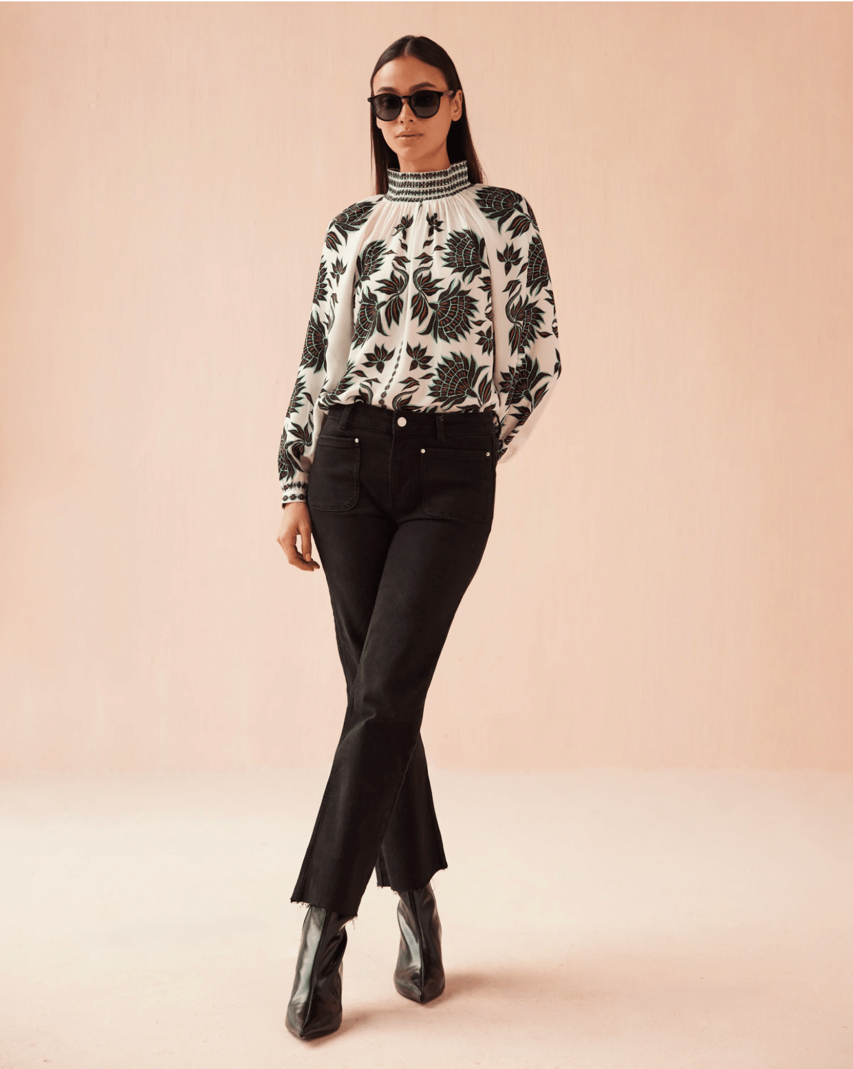 Brooke Blouse - Gia Macroon - Elle Maxine