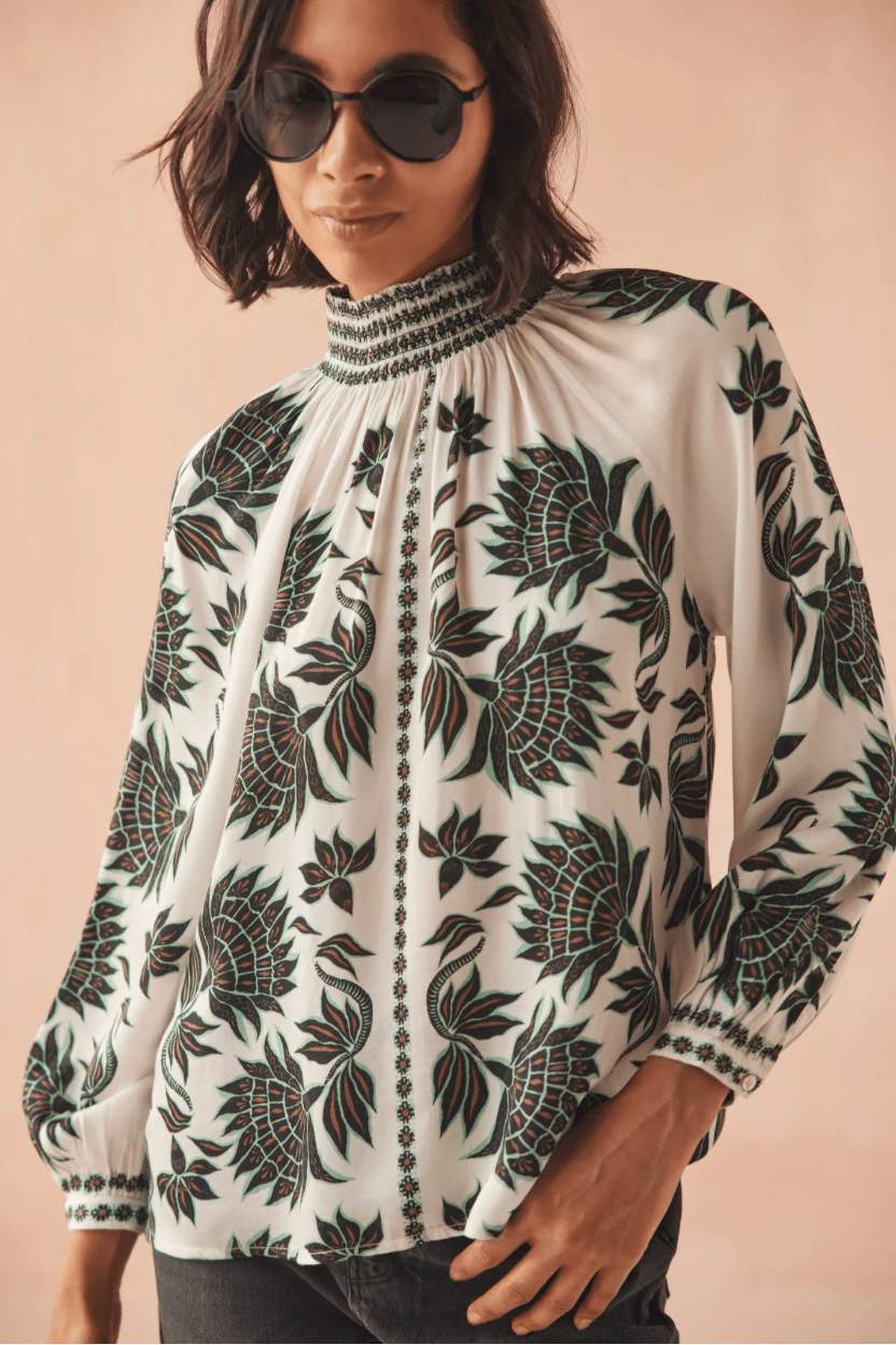 Brooke Blouse - Gia Macroon - Elle Maxine
