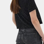 Brooklyn Studded Tee - Black - Elle Maxine