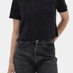 Brooklyn Studded Tee - Black - Elle Maxine