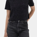 Brooklyn Studded Tee - Black - Elle Maxine