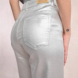 Brynn Pants - Silver - Elle Maxine