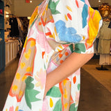 Butterfly Breeze Puff Sleeve Dress - Elle Maxine