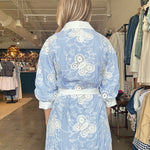 Butterfly Eyelet Belted Dress - Elle Maxine