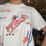 Cactus Cowgirl Crop Tee - Elle Maxine