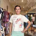 Cactus Cowgirl Crop Tee - Elle Maxine