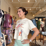 Cactus Cowgirl Crop Tee - Elle Maxine