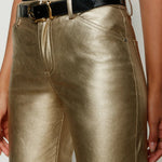 Cadence Straight Leg Pants - Gold - Elle Maxine