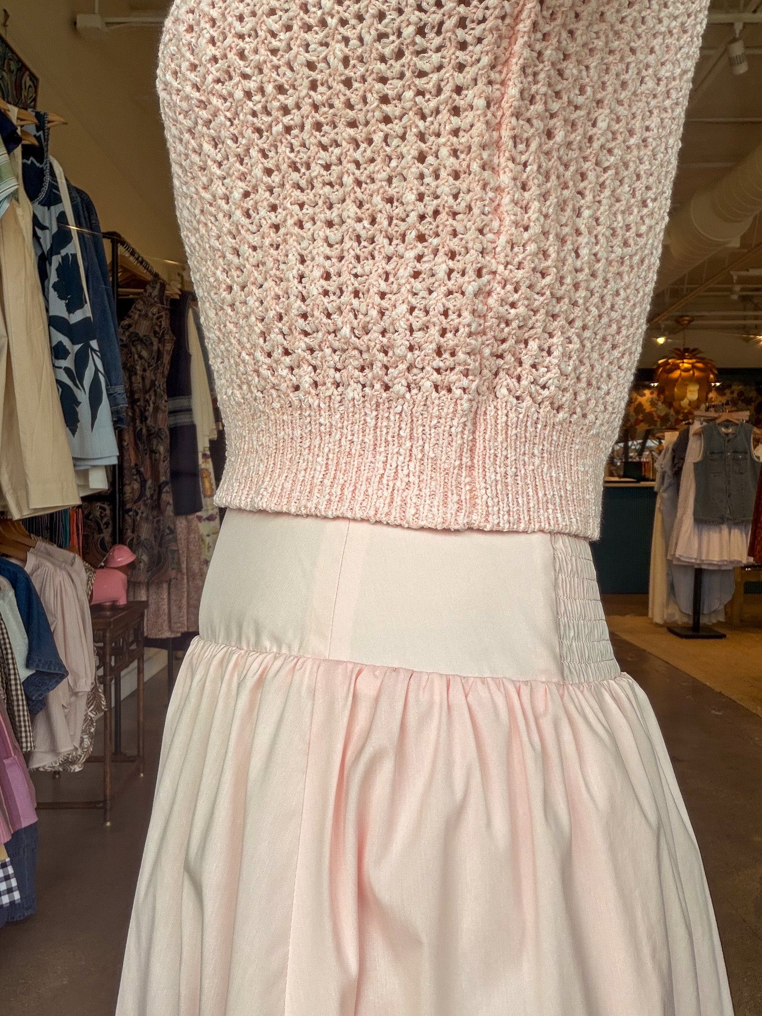 Calla Maxi Skirt - Soft Pink - Elle Maxine