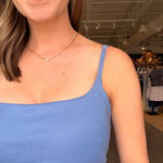 Capri Romper - Riviera Blue - Elle Maxine