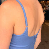 Capri Romper - Riviera Blue - Elle Maxine