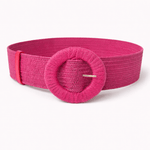 Capri Woven Belt - Magenta - Elle Maxine