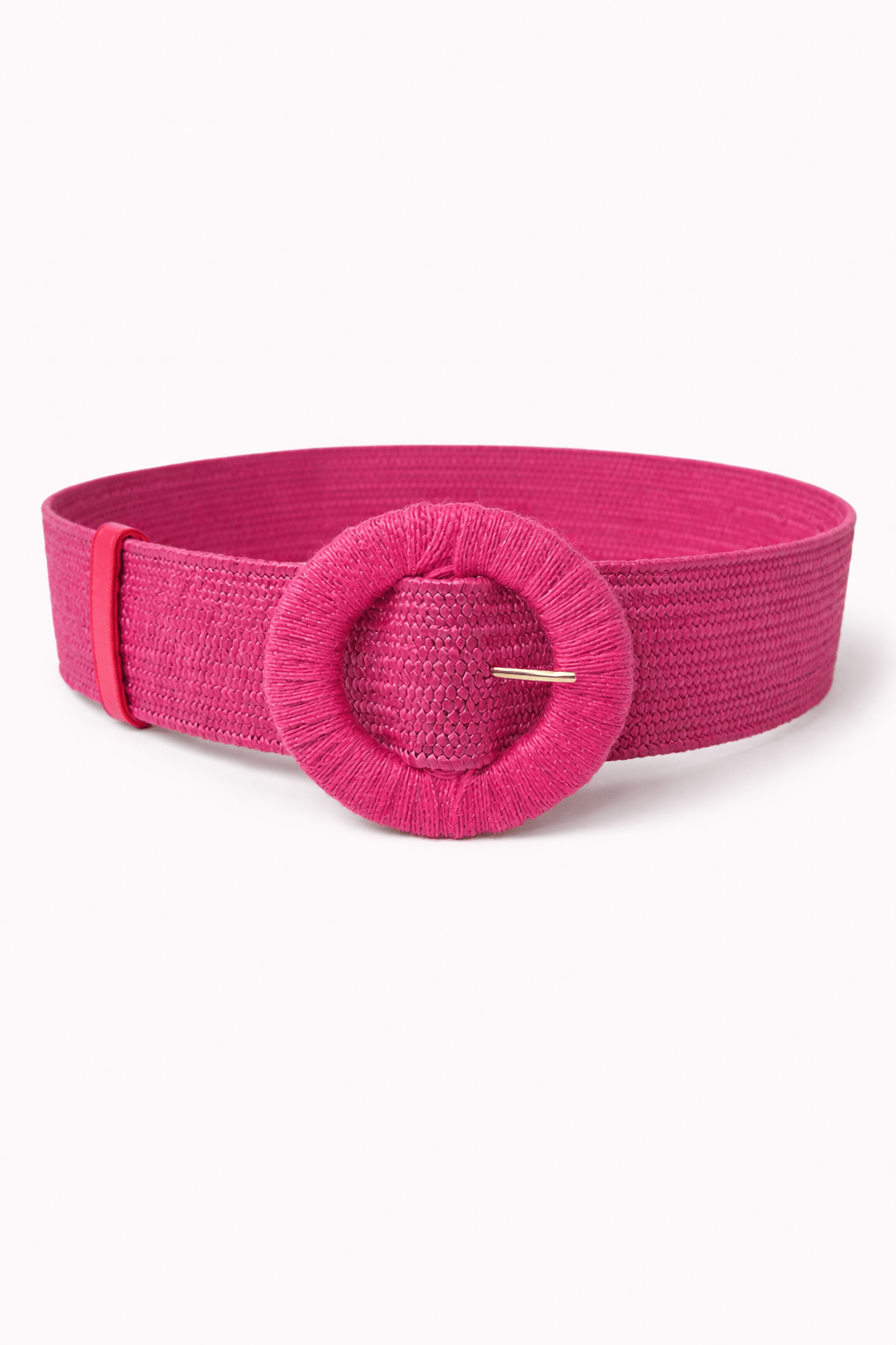 Capri Woven Belt - Magenta - Elle Maxine