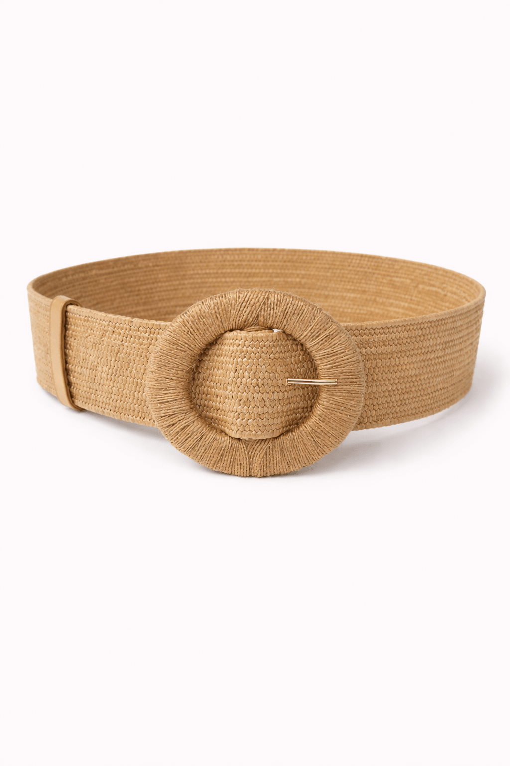 Capri Woven Belt - Tan - Elle Maxine
