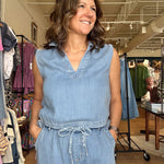 Capricorn Denim Top - Elle Maxine