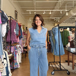 Capricorn Denim Top - Elle Maxine
