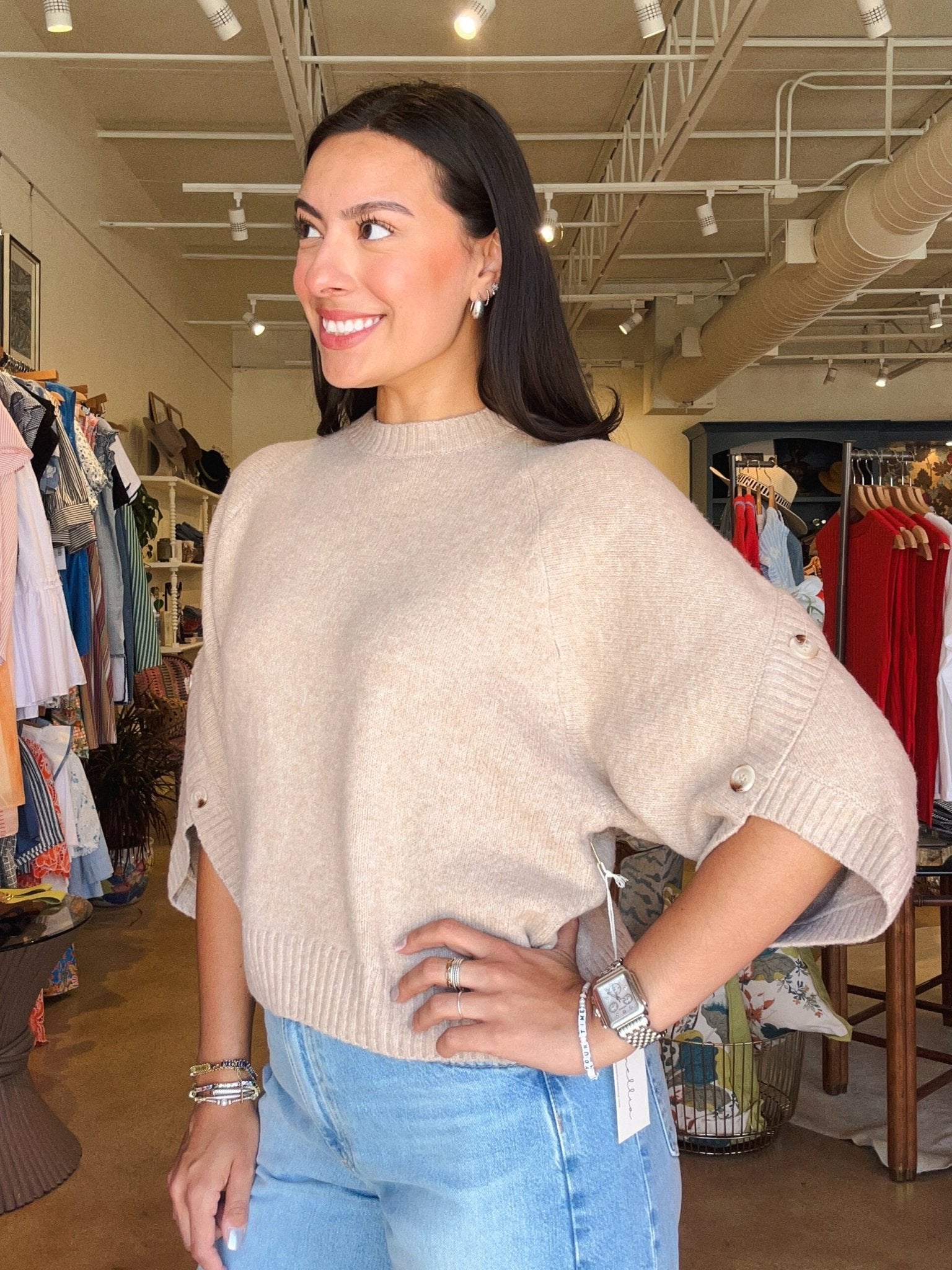Carlie Sweater Cape - Elle Maxine