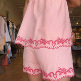 Carlotta Embroidered Short - Elle Maxine