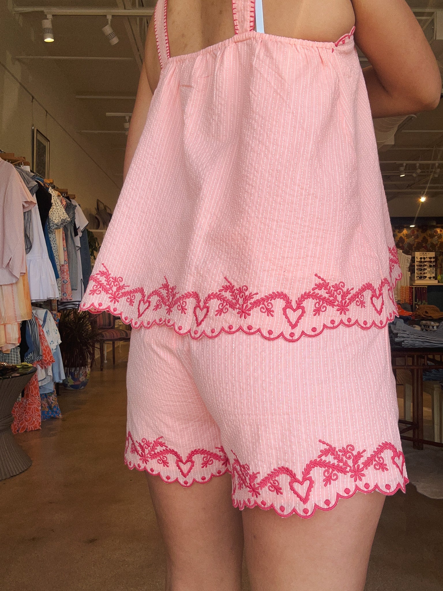 Carlotta Embroidered Short - Elle Maxine