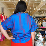 Carmelle Shirt - Electric Blue - Elle Maxine