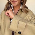 Carolina Short Trench Coat - Elle Maxine