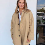 Carolina Short Trench Coat - Elle Maxine
