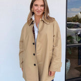 Carolina Short Trench Coat - Elle Maxine