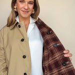 Carolina Short Trench Coat - Elle Maxine